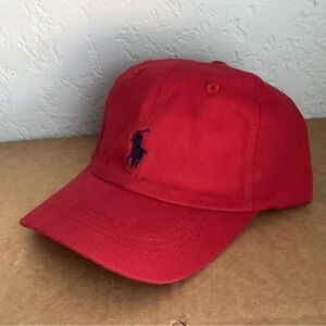 Polo Ralph Lauren classic chino ball twill Cap with Embroidered Logo, red wine